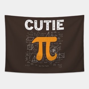 Happy Pi Day Mathematic Math Teacher Leopard Rainbow Tapestry