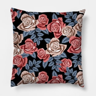 Roses Pattern Pillow