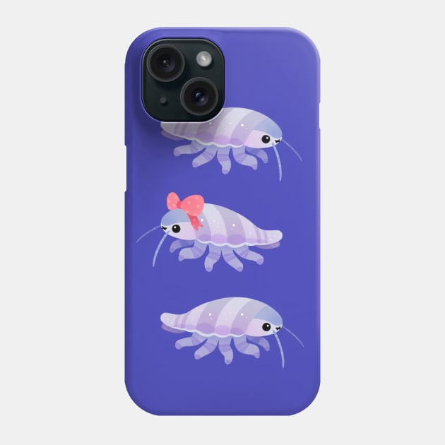 Swimming giant isopod Phone Case by pikaole