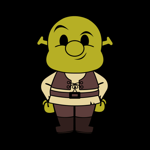 Shrek Chibi by untitleddada