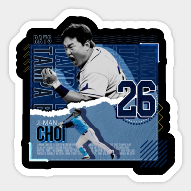 Rinkha Ji-Man Choi Baseball Paper Poster Rays T-Shirt