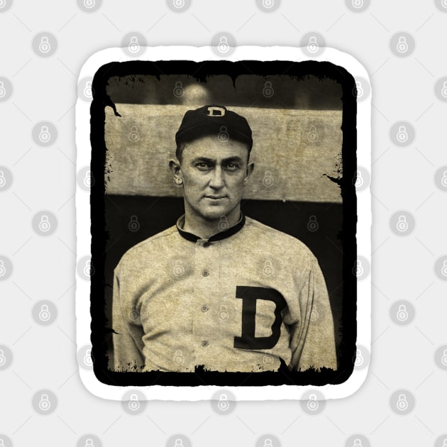 Ty Cobb, 1909 in Detroit Tigers Magnet by PESTA PORA