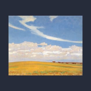 Prairie After Storm by Maynard Dixon T-Shirt