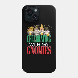 Happy New Year's Eve Celebrating with My Gnomes Party Beer Phone Case