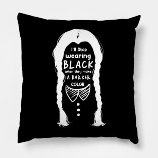 Wednesday Quotes Pillow