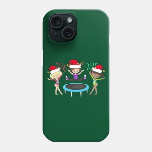 Gymnastics Christmas Girls Phone Case