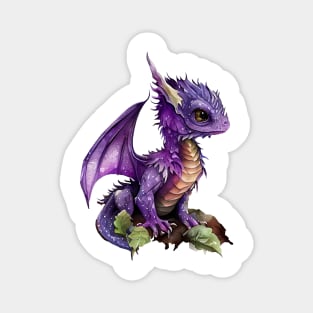 Purple dragon Magnet