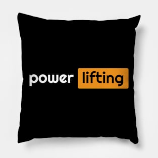 Powerlifting - power type Pillow