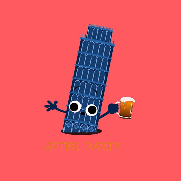 Funny Beer After Party by DesignersMerch