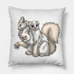 CerPURRus: Cream Point Pillow