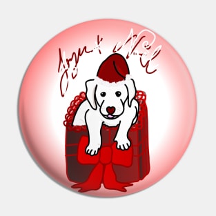 Puppy gift Pin