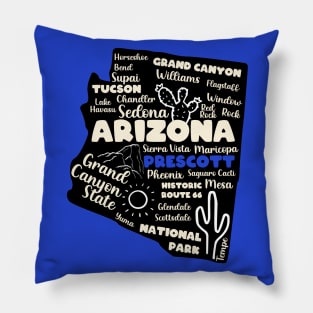 Arizona Prescott map arizona state usa arizona tourism Prescott tourism Pillow