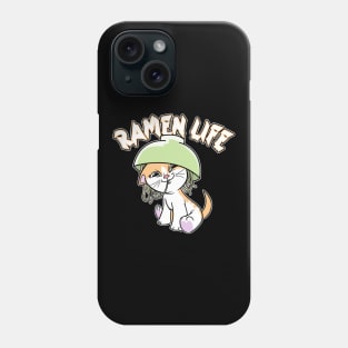 Ramen Life Cat Noodles Japan Kawaii Otaku Phone Case