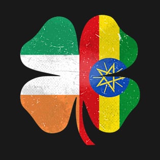 Ethiopian Irish Shamrock Ethiopia Ireland St. Patrick's Day T-Shirt