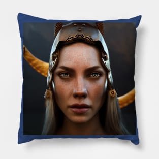 Viking Shield Maiden Pillow