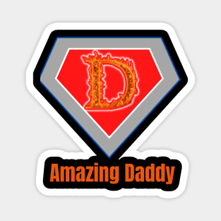 Amazing Daddy Superhero Magnet