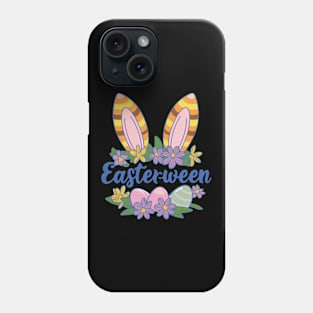 Easterween Bunny Ears and Eggs Festive Holiday Design Phone Case