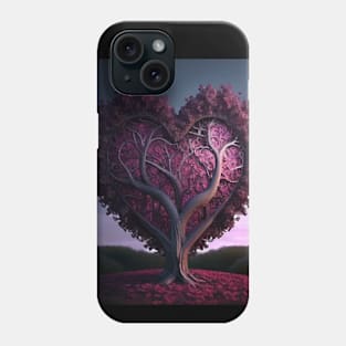 valentine's day tree Phone Case