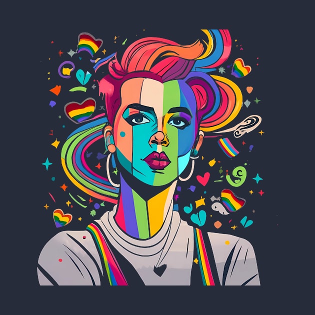 LGBTQ+ art by IOANNISSKEVAS