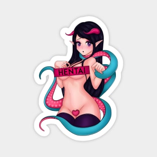 Kawaii Succubus Anime Girl witch Tentacles Magnet