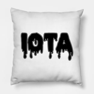 Drippy Iota Pillow