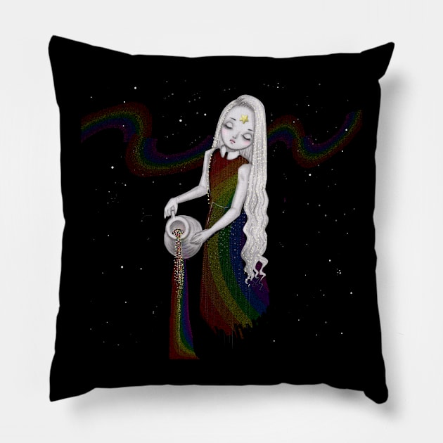 La semeuse de couleurs Pillow by mapetitepoupee