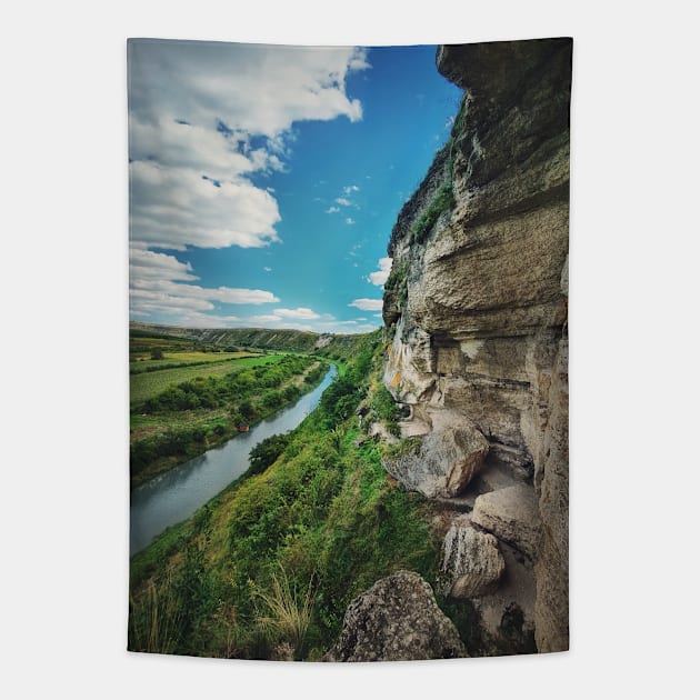 Raut river Tapestry by psychoshadow