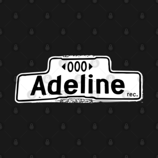 Adeline Records - Defunct Logo Series (Record Label) [White] - Defunct Logo - Hoodie | TeePublic
