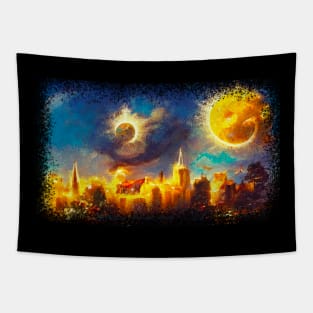 The city of Sun & Moon Tapestry