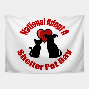 National Adopt A Shelter Pet Day Tapestry