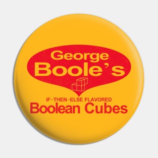 George Boole's Boolean Cubes Pin