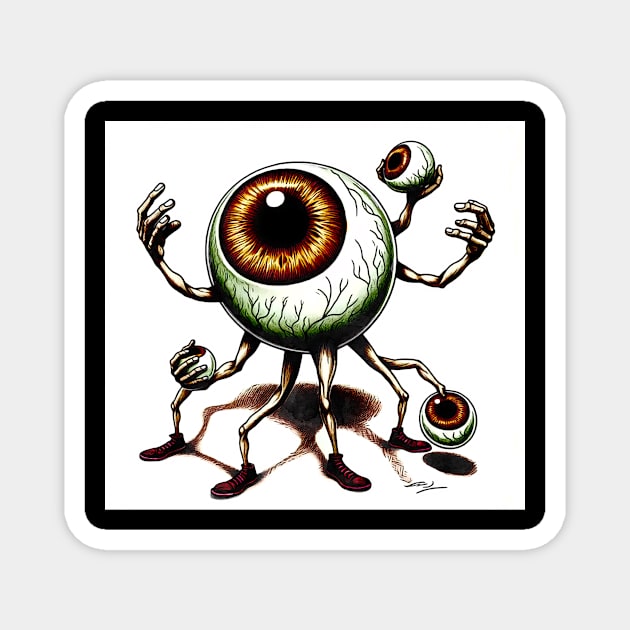 Eyeball IV Magnet by IcarusPoe