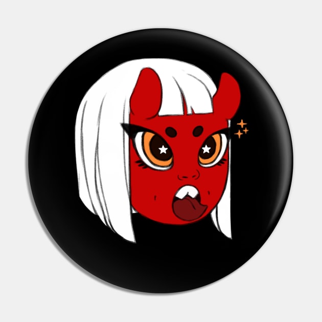 Oni Pin by whimsipop