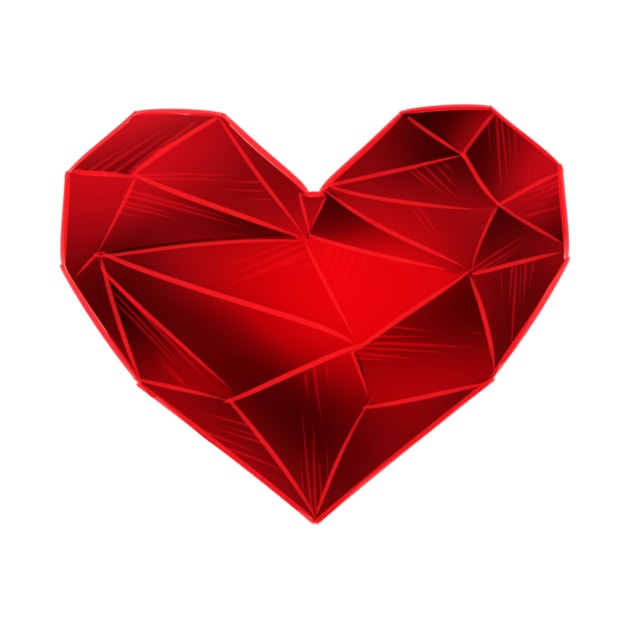 Ruby Heart by oixxoart