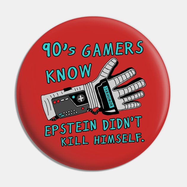 90's Gamer Epstein Pin by jarhumor