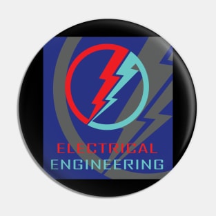 electrical engineering best logo & electric text Pin