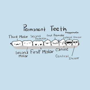 Permanent Teeth (Names) T-Shirt