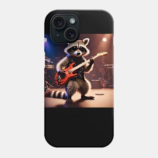 raccoon with sunglass Phone Case