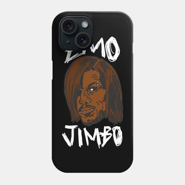 Emo Jimbo Phone Case by sketchnkustom