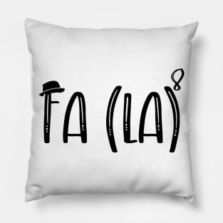 FA LA Funny Christmas Pillow