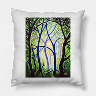 'THE TREES DANCE A BALLET IN HONOR OF THE SUN' Pillow