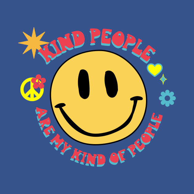 Disover Kind people - Smiley Face - T-Shirt