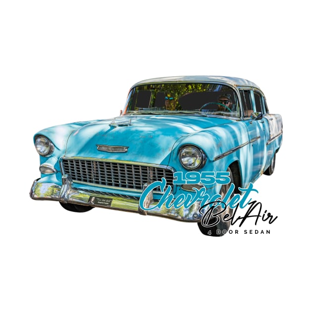 1955 Chevrolet Bel Air 4 Door Sedan by Gestalt Imagery