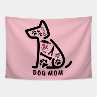 Dog Mom Tapestry