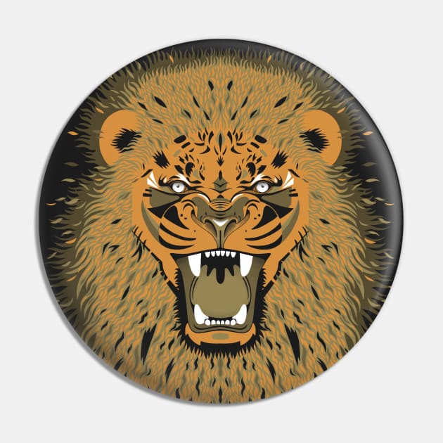 lion gold roar Pin by KindSpirits