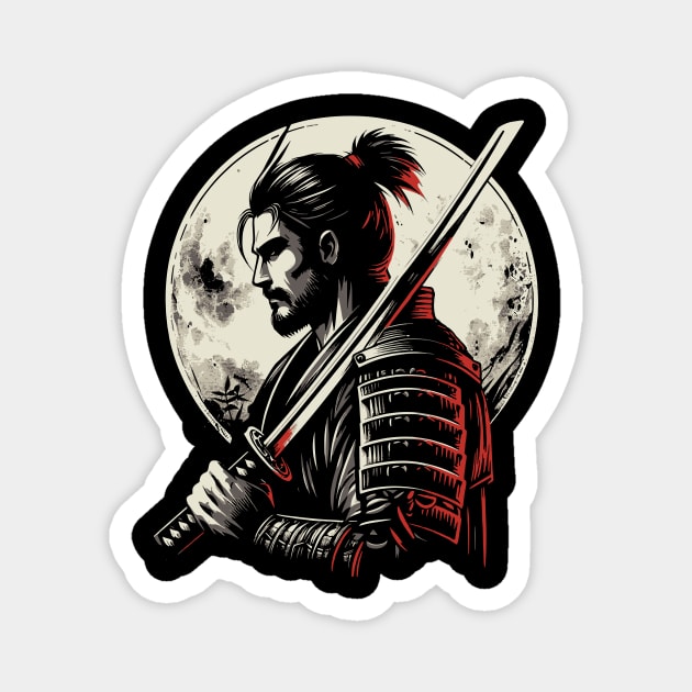 samurai spirit Magnet by YEBYEMYETOZEN