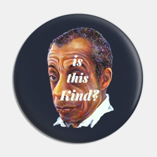 Avuncular Wisdom - James Baldwin Portrait Pin