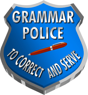 Grammar Police | To Correct & Serve Magnet