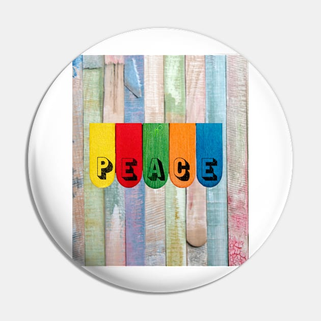 Peace Pin by LibrosBOOKtique