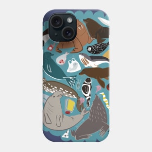 Seal mandala Phone Case